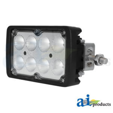 A & I PRODUCTS Work Lamp, LED, Flood, Rectangle, Side Mount 0" x0" x0" A-WL1205